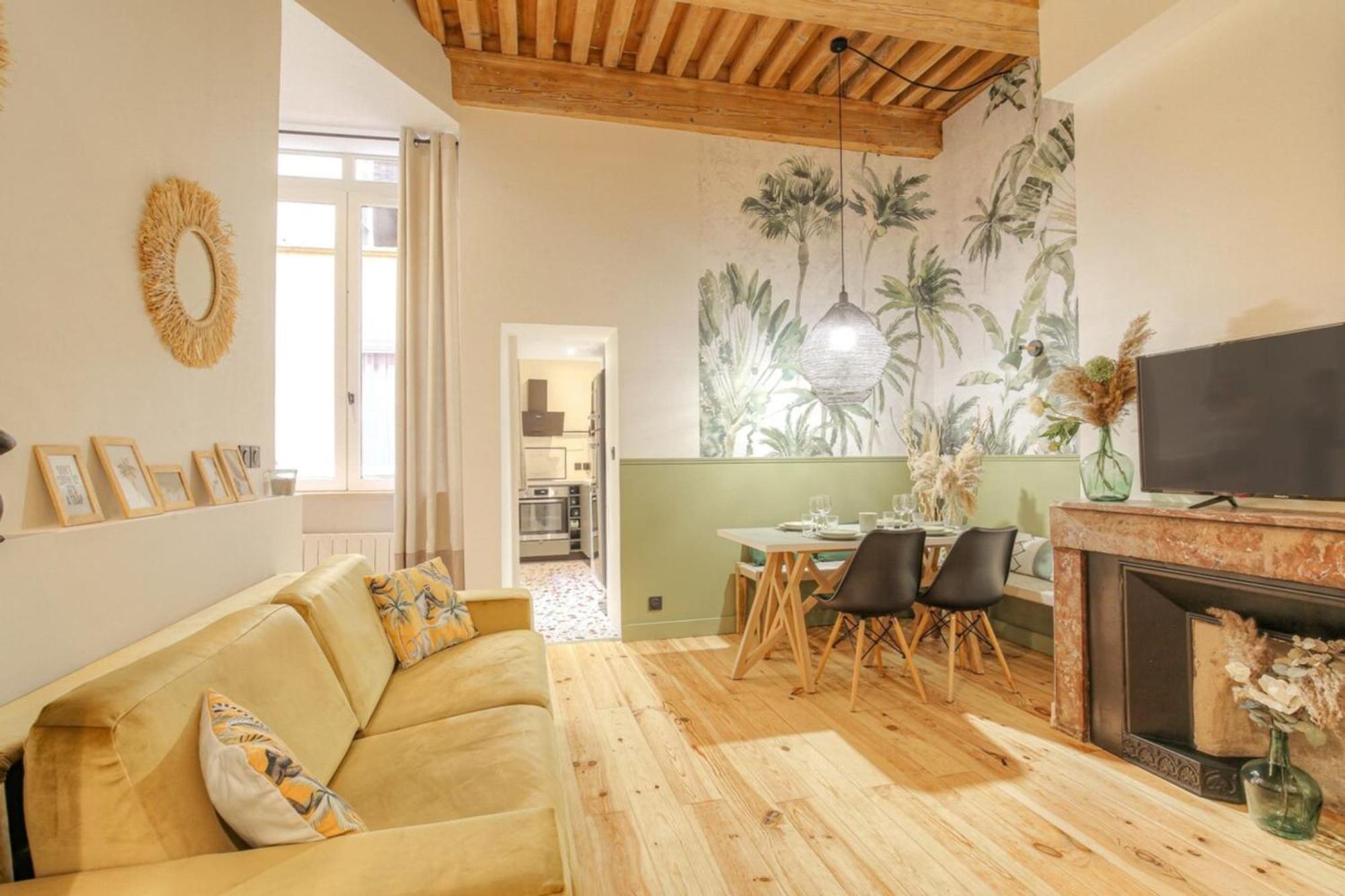 Ferienwohnung Le Raffine Avec Caractere En Hypercentre Lyon Exterior foto
