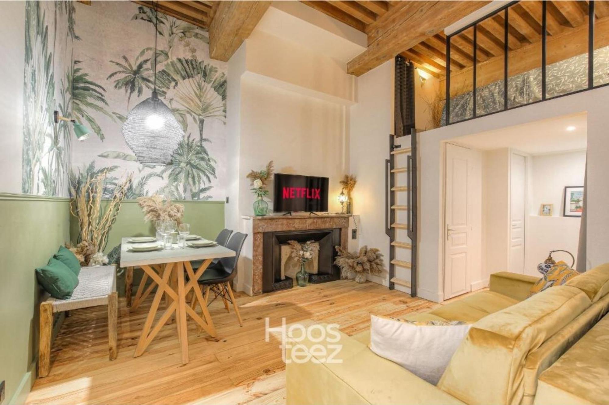 Ferienwohnung Le Raffine Avec Caractere En Hypercentre Lyon Exterior foto